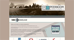 Desktop Screenshot of peerboommakelaardij.nl