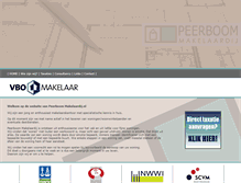 Tablet Screenshot of peerboommakelaardij.nl